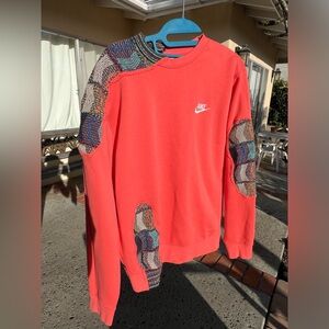 Upcycled Nike Crewneck Sweatshirt Sweater Size Small